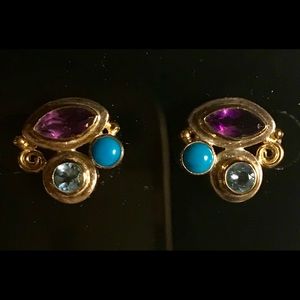 MICHOU Artisan Gemstone Earrings